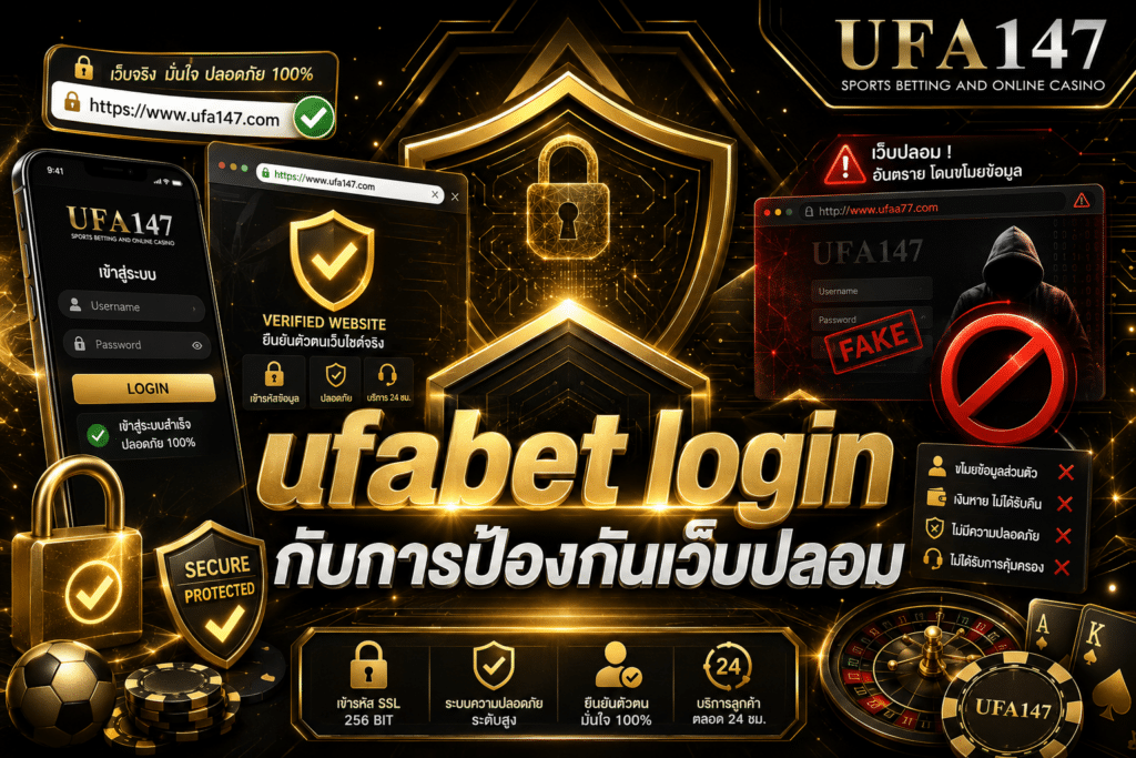 ufabetlogin กับการป้องกันเว็บปลอม