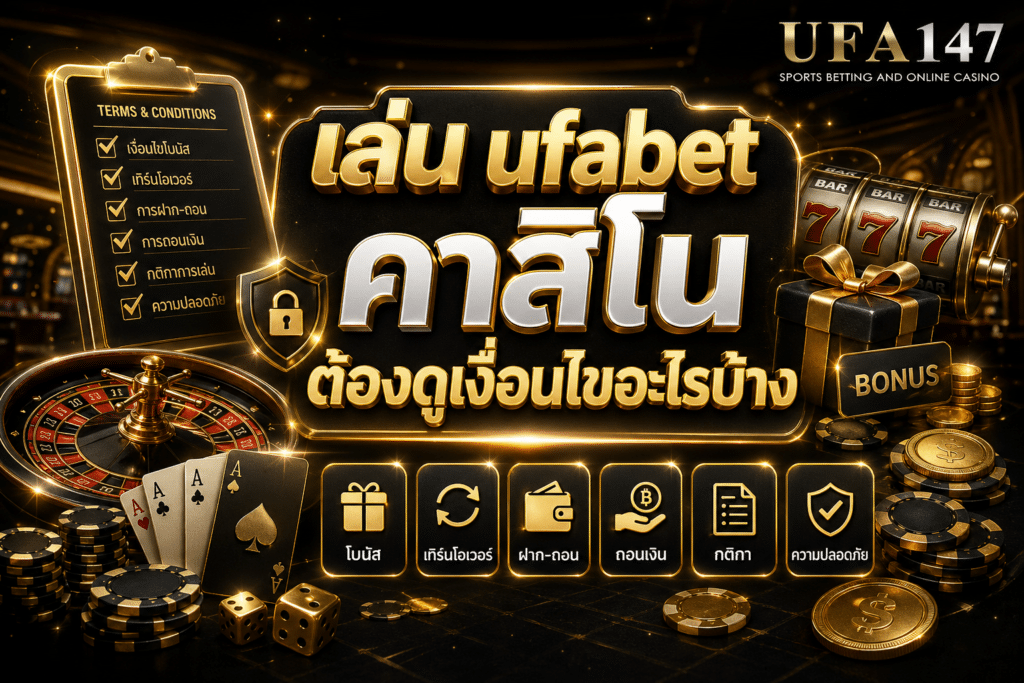 เล่น ufabet คาสิโน ต้องดูเงื่อนไขอะไร