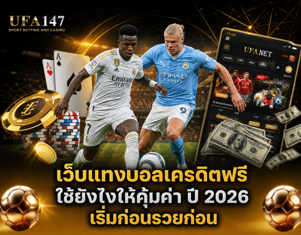 เว็บแทงบอลเครดิตฟรี