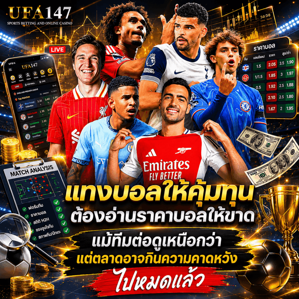 แทงบอลให้คุ้มทุน ต้องดูอะไร