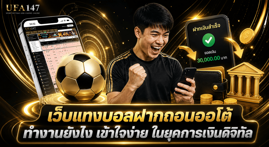 เว็บแทงบอลฝากถอนออโต้