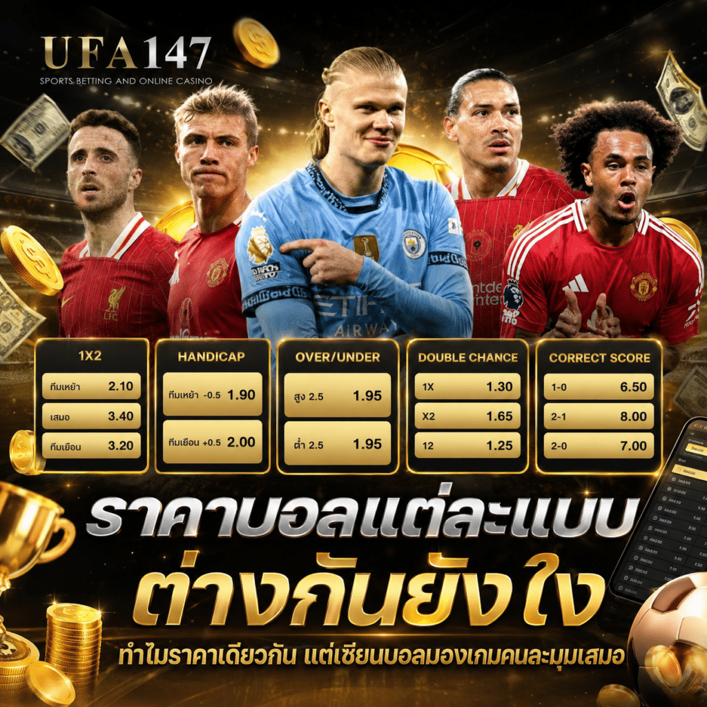 ราคาบอลแต่ละแบบต่างกันยังไง