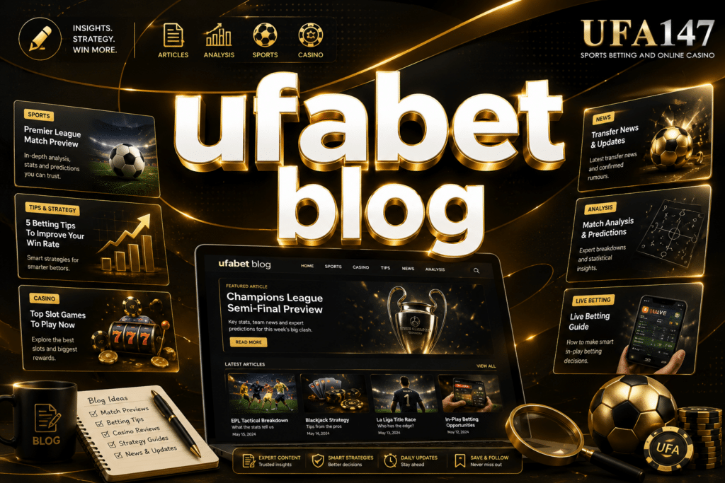 ufabet blog รวมบทความพนันที่จะพาคุณประสบความสำเร็จ