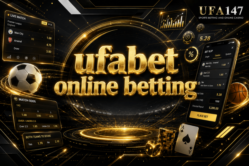 ufabet online betting ให้บริการพนันออนไลน์ทุกรูปแบบ บอล มวย หวย สล็อต เกมยิงปลา
