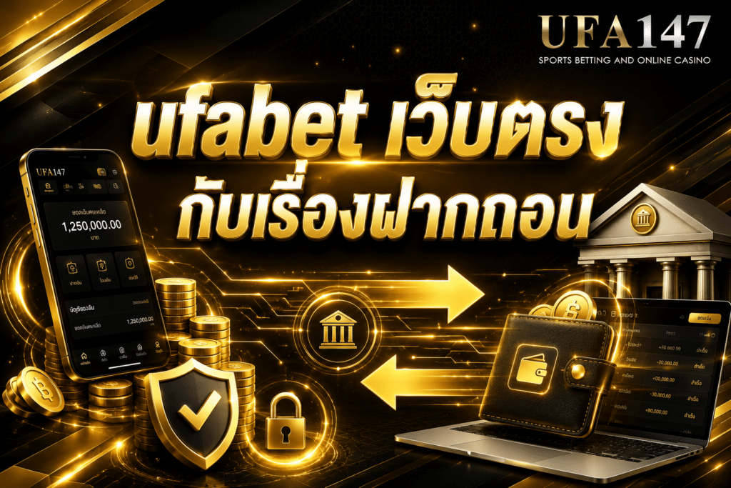 ufabet เว็บตรง กับเรื่องฝากถอน