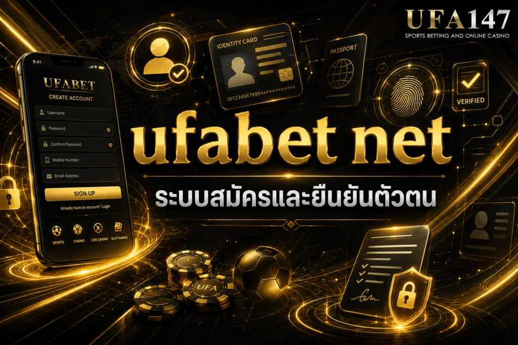 ufabetnet ระบบสมัครและยืนยันตัวตน