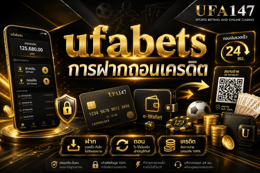 ufabets การฝากถอนเครดิต