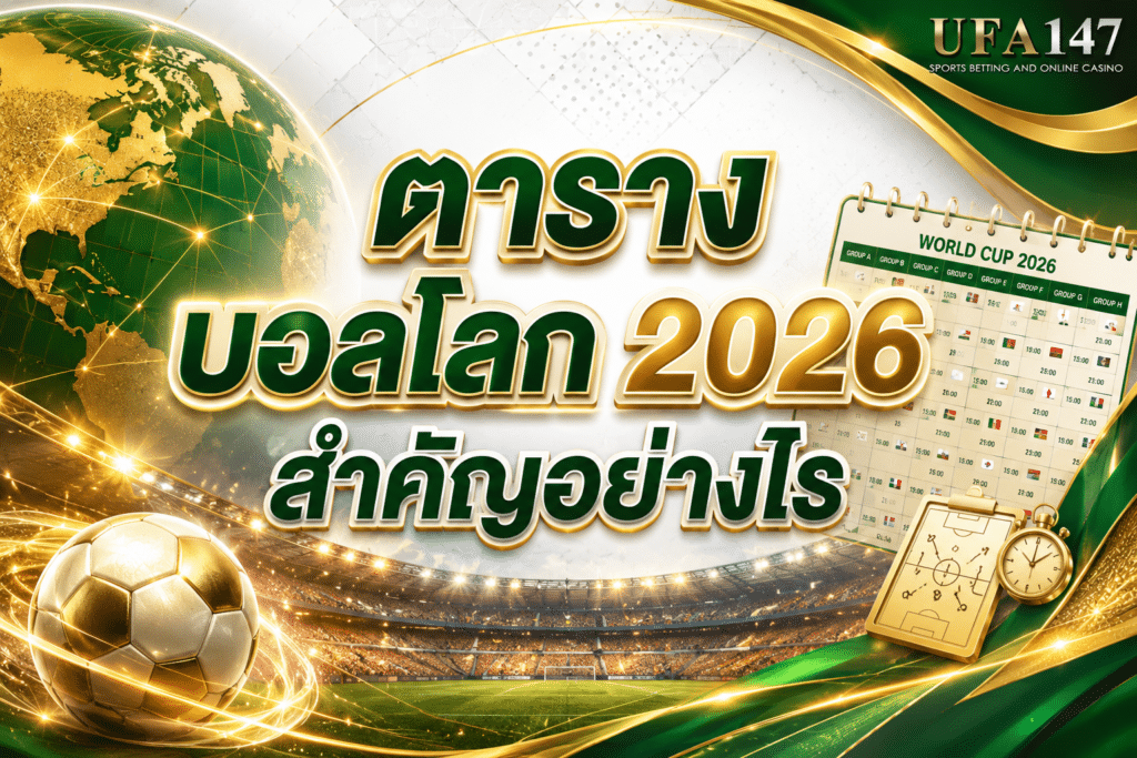 ตาราง บอลโลก 2026 สำคัญอย่างไร