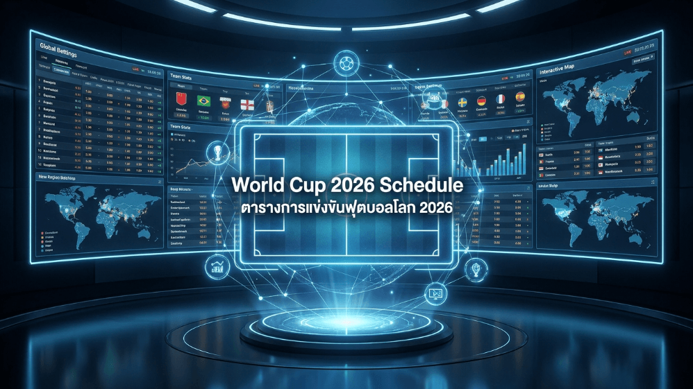 โปรแกรมบอลโลก 2026